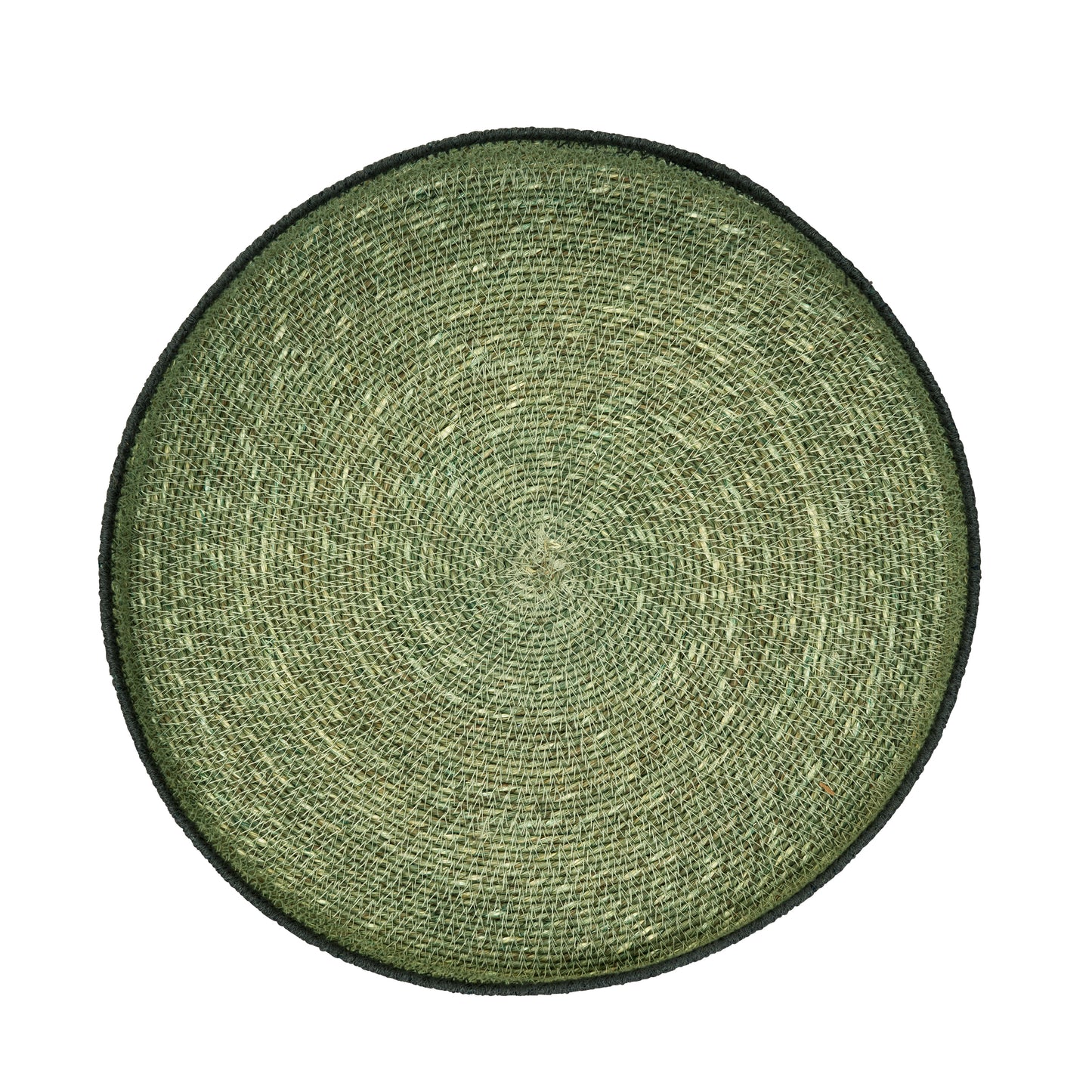 Seagrass tray in green and black | Minerva Interiors
